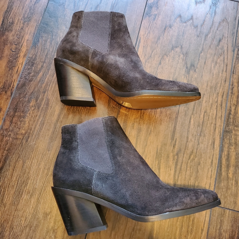 Rag & Bone Razor Chelsea Suede Booties - Picture 10 of 11